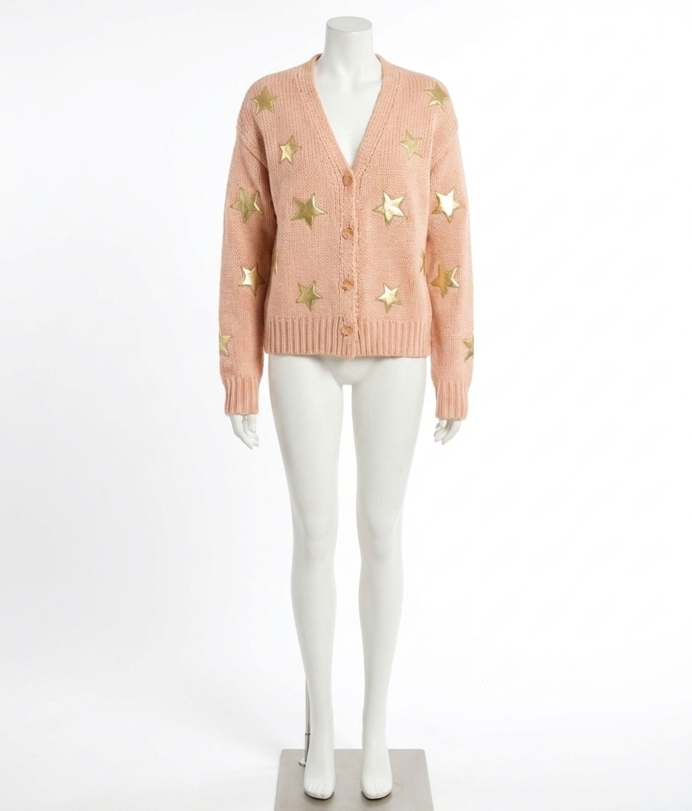 NEW IVY JANE star power cardigan in blush